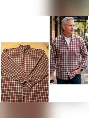 ​VINTAGE 90s Hathaway Private Stock Plaid Shirt - XL. Men.